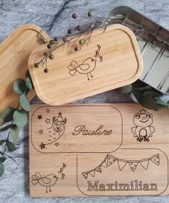 Lunchbox, Brotdose mit personalisierter Gravur