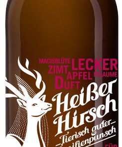 HEISSER HIRSCH – Tierisch guter Familienpunsch // “Apfel-Pflaume” (Glas)