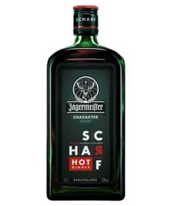 Jägermeister, Kräuterlikör, Scharf, Hot Ginger, 30 % Vol., 0,7 l Flasche