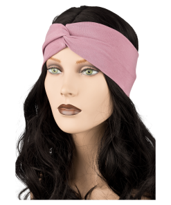 BRITT – STIRNBAND I Mauve I Knoten im Vorderteil I One Size