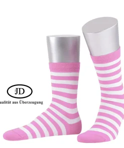 JD Color Line Socken Ringel Rosa, 42-44