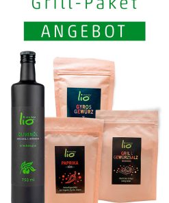 Grill-Paket-Angebot I 4-teilig (Öl + Gewürze)