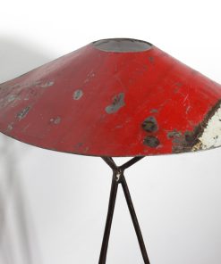 Stehlampe “Ouaga” aus recycelten Ölfässern – Post-Oil Industrial Design Upcycling
