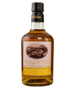 Ballechin, Heavily Peated Highland Single Malt Scotch Whisky, #8, Sauternes Cask Matured, 46 % Vol., 0,7 l Geschenkpackung