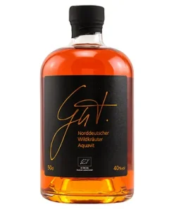Gut, Norddeutscher Wildkräuter Aquavit, 40 % Vol., 0,5 l Flasche