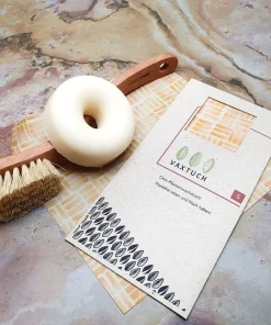 Vaxtuch – das vegane Wachstuch – Vaxtuch – Geschenke-Set Grösse S Farbe : grün